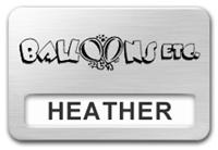 Reusable Smooth Plastic Window Name Tag: Brushed Aluminum with Black - LM922-354