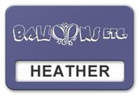 Reusable Smooth Plastic Windowed Name Tag: Purple with White - LM922-582