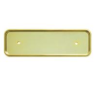 Gold Plastic Name Tag Frames