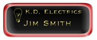 Metal Name Tag: Black and Gold with Epoxy and Shiny Red Metal Border