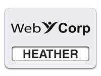 Reusable Smooth Plastic Windowed Name Tag: White with Black - LM922-204