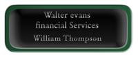 Metal Name Tag: Black and Silver with Epoxy and Green Metal Border