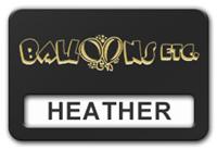 Reusable Smooth Plastic Windowed Name Tag: Black with Gold - LM922-417