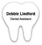 Smooth Plastic Tooth-Design2 Shape Name Tag - 1.85 x 1.73 inches