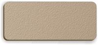 Blank Textured Plastic Name Tag: Bermuda Tan and Dark Brown - 822-258