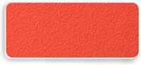 Blank Textured Plastic Name Tag: Tangerine and White - 822-258