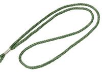 Forest Green Round Woven Lanyard