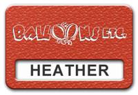 Reusable Textured Plastic Windowed Nametag: Pimento with White - 822-642