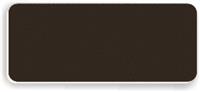 Blank Textured Plastic Name Tag: Coffee Bean and White - 822-892