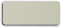 Blank Textured Plastic Name Tag: Ash Grey and Black - 822-374