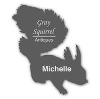 Smooth Plastic Squirrel Shape Name Tag - 3.3 x 3 inches