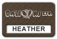 Reusable Textured Plastic Windowed Nametag: Coffee Bean with White - 822-892