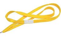 Yellow Flat Woven Break-Away Lanyard