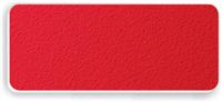 Blank Textured Plastic Name Tag: Pimento Red and White - 822-642