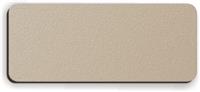 Blank Textured Plastic Name Tag: Ash Grey and Black - 822-374