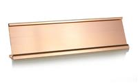 Rose Gold Desk Name Plate Holder