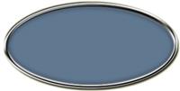 Blank Silver Framed Nametag China Blue