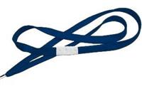 Navy Blue Flat Woven Break-Away Lanyard