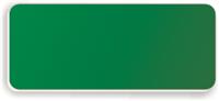 Blank Smooth Plastic Name Tag: Kelley Green and White - LM922-932