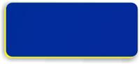 Blank Smooth Plastic Name Tag: Sky Blue and Yellow - LM922-517