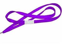 Purple Flat Woven Break-Away Lanyard