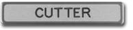 Bright Silver Etched Uniform Name Tag