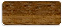 Blank Smooth Plastic Name Tag: Walnut with White - 922-002