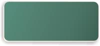 Blank Smooth Plastic Name Tag: Celadon Green and White - LM922-972